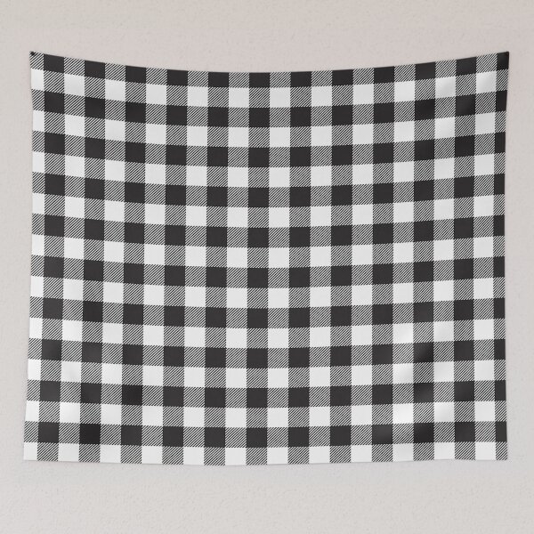 Item preview, Plaid Black and White Pattern designed and sold by marosharaf.