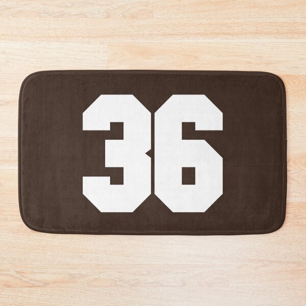 Item preview, 36 Number Cleveland Sports Thirty-Six Brown Jersey designed and sold by HelloFromAja.