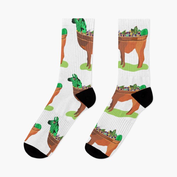 Item preview, Llama in a Pot (patterned) designed and sold by LadyRyatt.