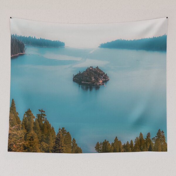 Item preview, Island and lake view at Emerald Bay Lake Tahoe California USA designed and sold by Mrvell.