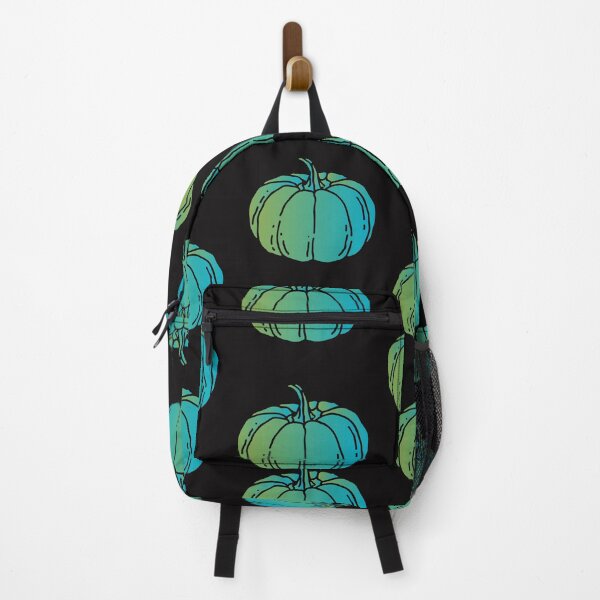 Item preview, Green Blue Silhouette Bright Pumpkin designed and sold by Drnksuzys.
