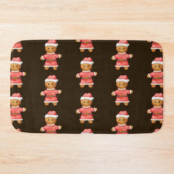 Item preview, Adorable Gingerbread Girl in a Santa Suit designed and sold by Alicia Chee.