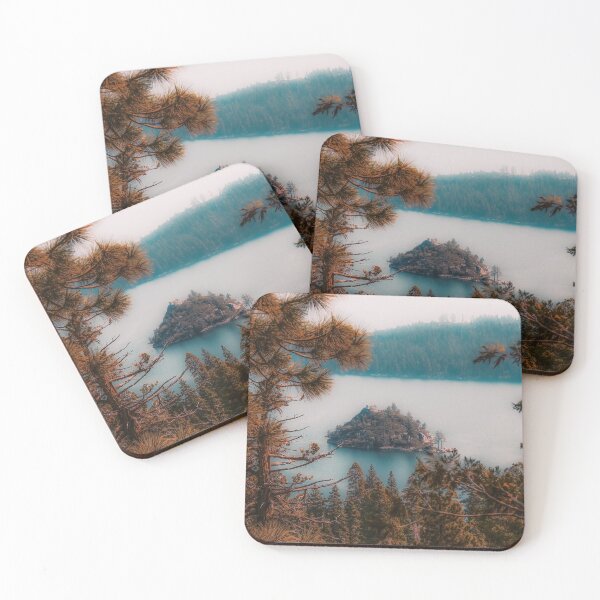 Item preview, Pine tree and island at Emerald Bay Lake Tahoe California USA designed and sold by Mrvell.