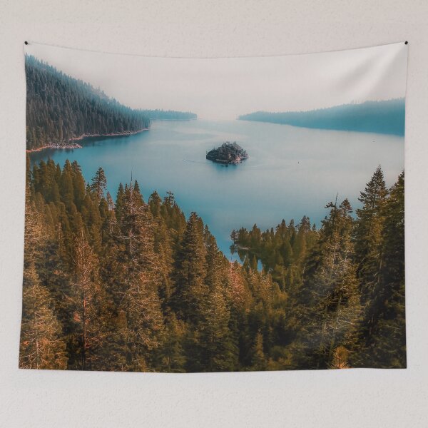 Item preview, Beautiful island view at Emerald Bay Lake Tahoe California USA designed and sold by Mrvell.