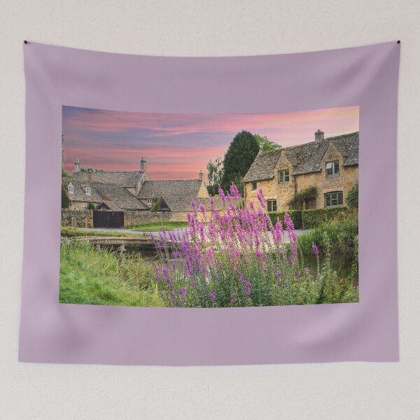 Item preview, Red Sky at Lower Slaughter  designed and sold by Alisonchambers2.