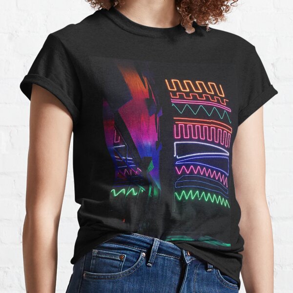 Neon Lights in Montreal Classic T-Shirt