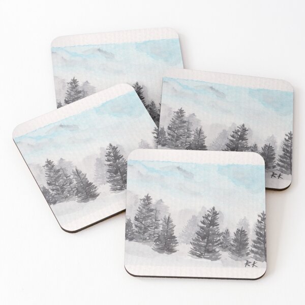 Item preview, Pines on a Snowy Morning designed and sold by RobinKelly.