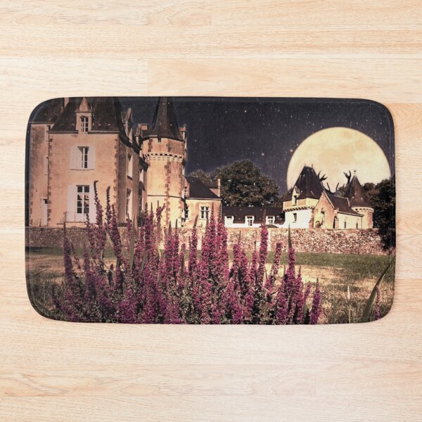 Item preview, Castle under moonlight, French Chateau Art, Holiday Gift  designed and sold by Lizzie May.