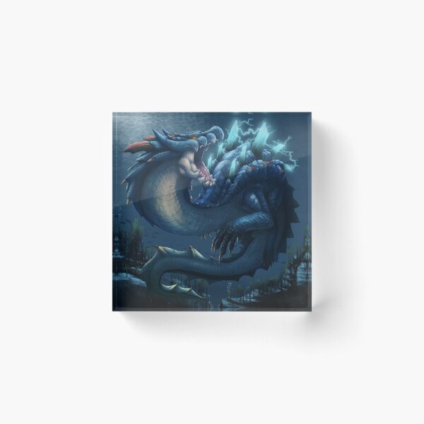 Lagiacrus - Monster Hunter Tri Acrylic Block