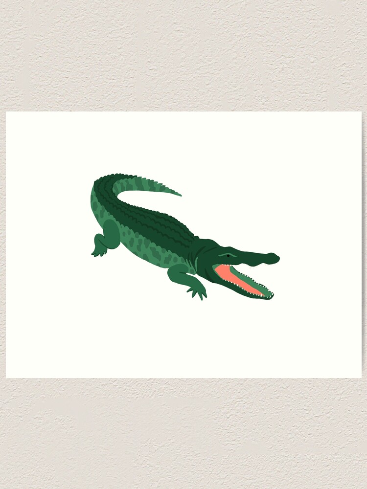 Alternate view of Aligator Art Print