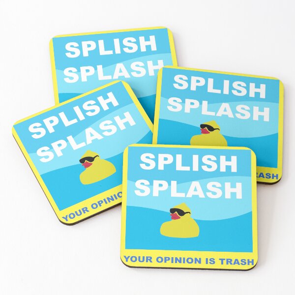 Item preview, Splish Splash Your Opinion is Trash designed and sold by MINES STICKERS.