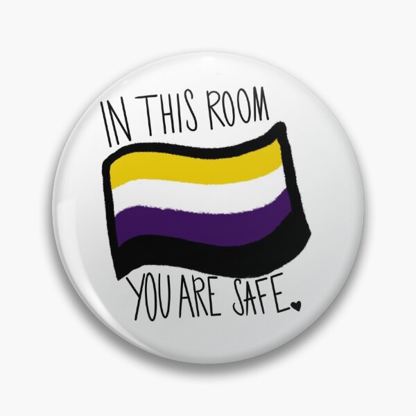 Item preview, In This Room You Are Safe—Non Binary designed and sold by AlexRising.