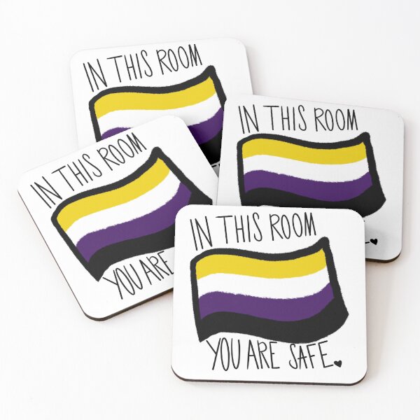 Item preview, In This Room You Are Safe—Non Binary designed and sold by AlexRising.