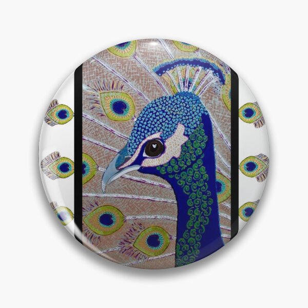 Artikelvorschau, Gemalter Pfau von Krelly Designs, llc entworfen und verkauft von KrellyDesigns.