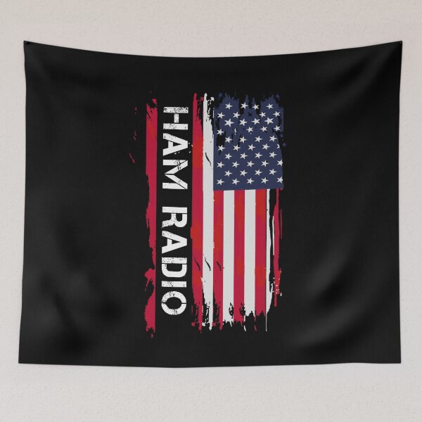 Item preview, Ham Radio Patriotic USA Flag   designed and sold by raidensdad.