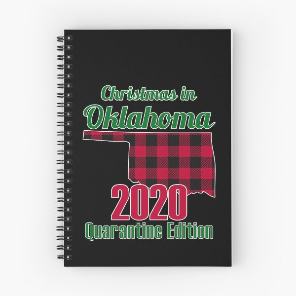 Item preview, 2020 Oklahoma Quarantine Christmas - Matching Couples or Family Pajama designed and sold by LushCatDesign.