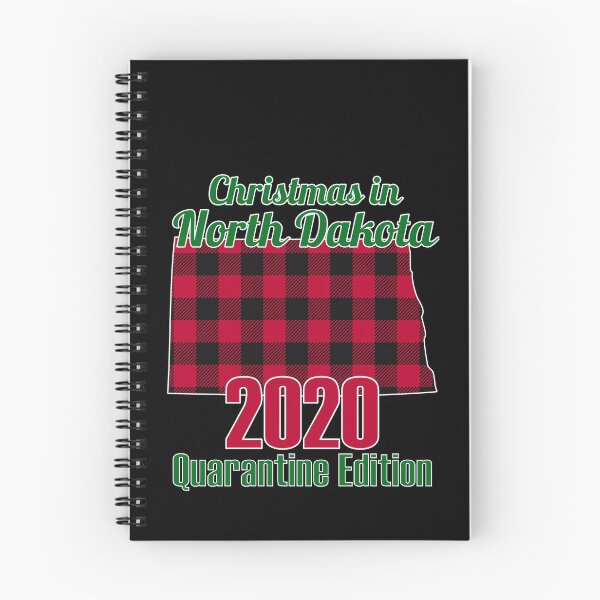 Item preview, 2020 North Dakota Quarantine Christmas - Matching Couples or Family Pajama designed and sold by LushCatDesign.