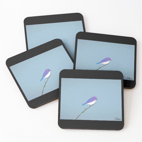 Item preview, The little blue finch designed and sold by Patatopatch.