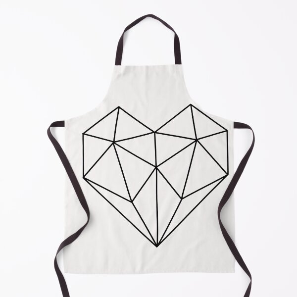 Item preview, Geometric heart designed and sold by One Line Aesthetics ♡.