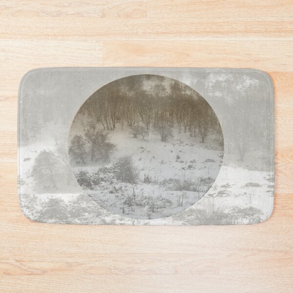 Item preview, Snowy forest winter background geometric photography designed and sold by by-jwp.
