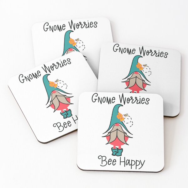 Item preview, Gnome Worries Bee Happy designed and sold by Jen Cloes Designs.