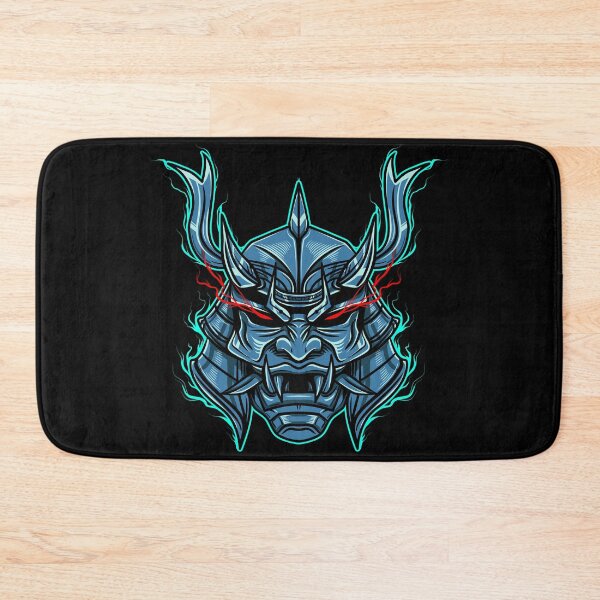 Item preview, Samurai Onimusha Face Blue Angry designed and sold by stellmutha.
