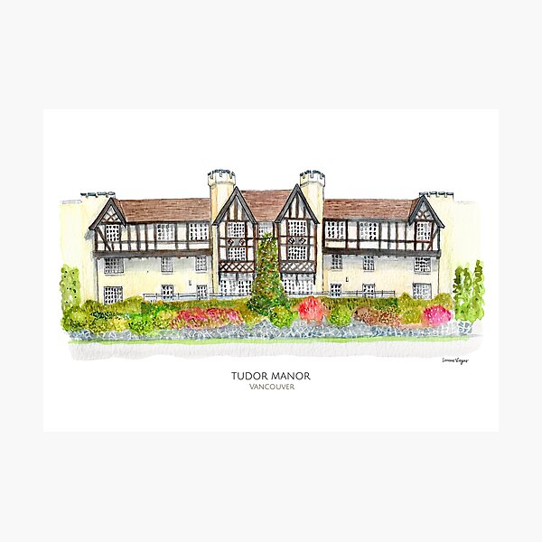 Tudor Manor - Vancouver Photographic Print
