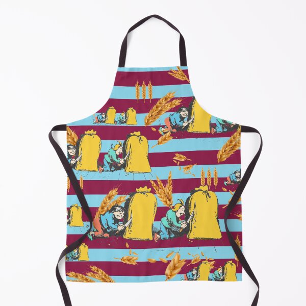 Item preview, Max and Moritz cut open Müller's grain sacks, colorful illustration designed and sold by Mauswohn.