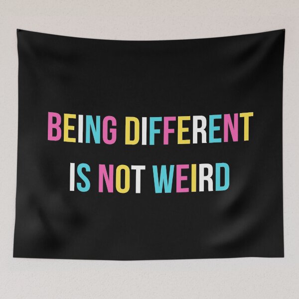 Item preview, Being different is not weird vintage designed and sold by Erick  Tezó.