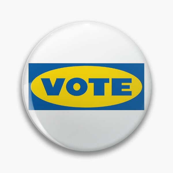 Item preview, VOTE Ikea Logo designed and sold by MINES STICKERS.