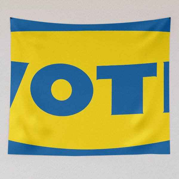 Item preview, VOTE Ikea Logo designed and sold by MINES STICKERS.