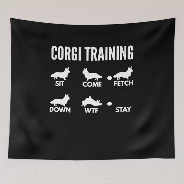 Item preview, Corgi Training Cardigan Welsh Corgi Tricks designed and sold by DoggyStyles.