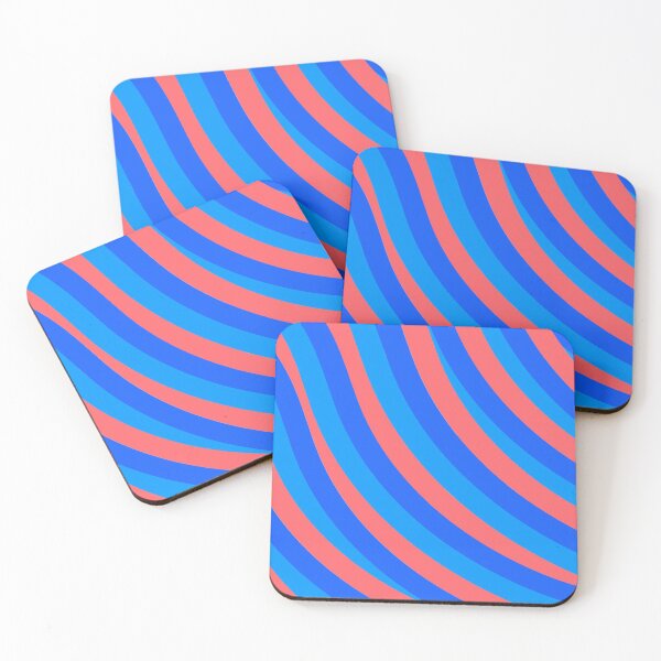 Item preview, Blue & Pink Retro Pattern designed and sold by Bingo Muchacho.