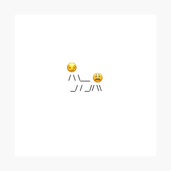 schmutziger Emoticons Text