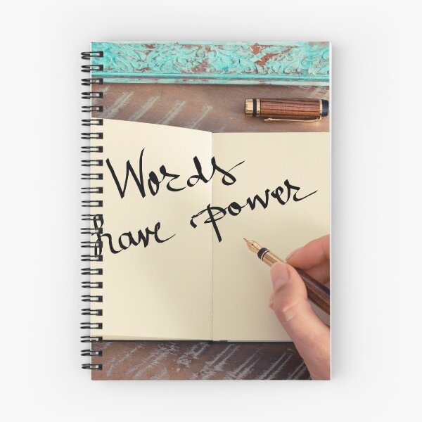 Item preview, Motivational concept with handwritten text WORDS HAVE POWER designed and sold by Stanciuc.