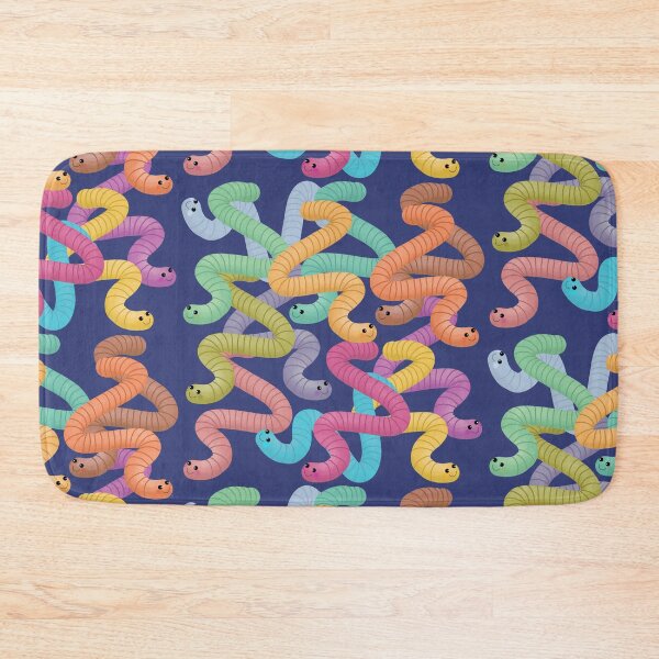 Item preview, Cute Colourful Wiggly Worms III designed and sold by VicEllisArt.