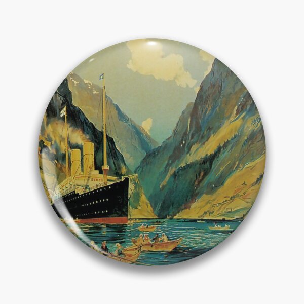 Artikelvorschau, Norway retro poster entworfen und verkauft von CorasPosters.
