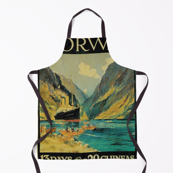 Item preview, Norway retro poster designed and sold by CorasPosters.