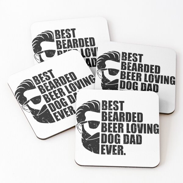 Item preview, Best Bearded Beer Loving Dog Dad designed and sold by thecraftapparel.
