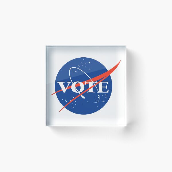 Item preview, VOTE NASA Logo designed and sold by MINES STICKERS.