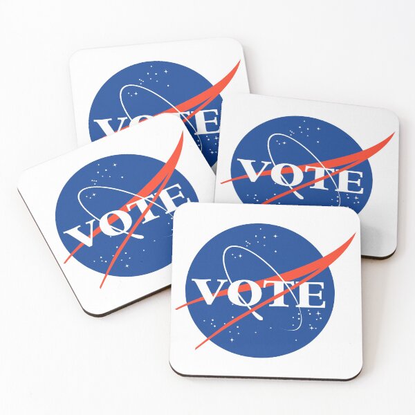 Item preview, VOTE NASA Logo designed and sold by MINES STICKERS.