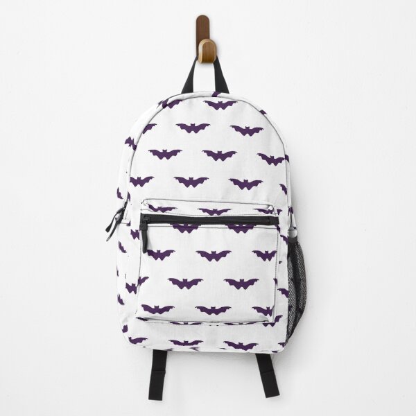 Item preview, purple bats on white pattern designed and sold by AstralDeer.