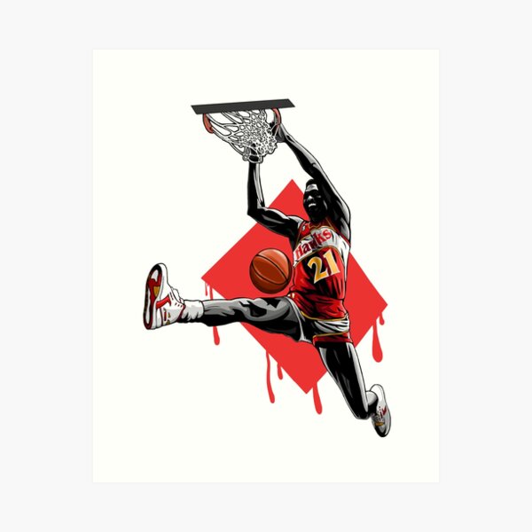 XXW Artwork Allen Iverson Poster AI/Basketball player/MVP Prints Wall Decor  Wallpaper