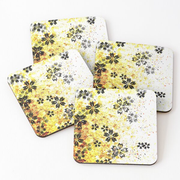 Item preview, Gold flower print designed and sold by yourLastHope.