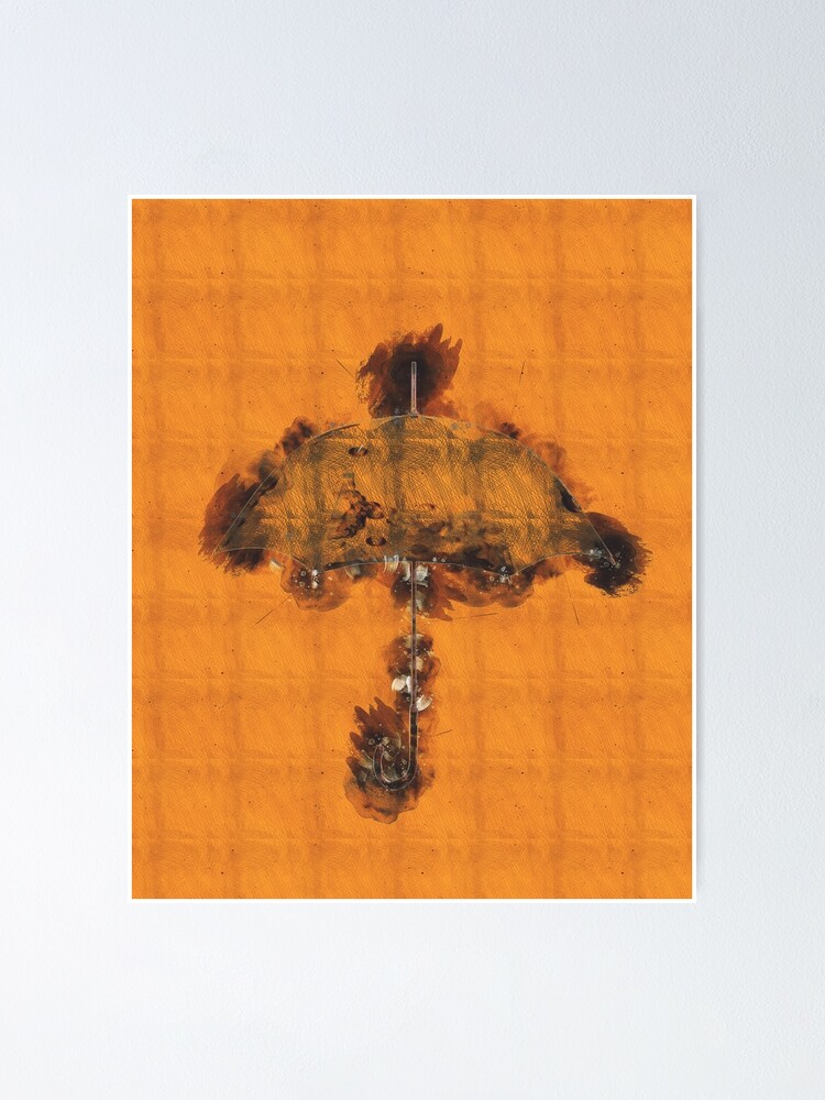 "Grunge Painting "Ain't Fit With The Umbrella" Fine Art by Gallery