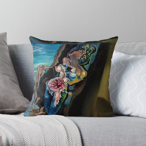 Gradiva by Salvador Dalí Throw Pillow