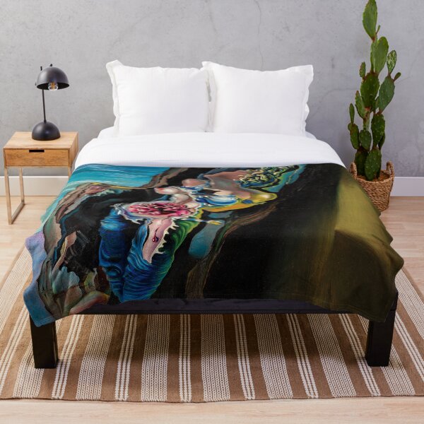 Gradiva by Salvador DalĂ Throw Blanket