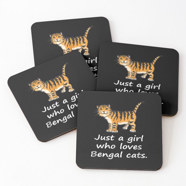 Item preview, Just A Girl Who Loves Bengal Cats Cute Cat Lover designed and sold by tomlopez2001us.