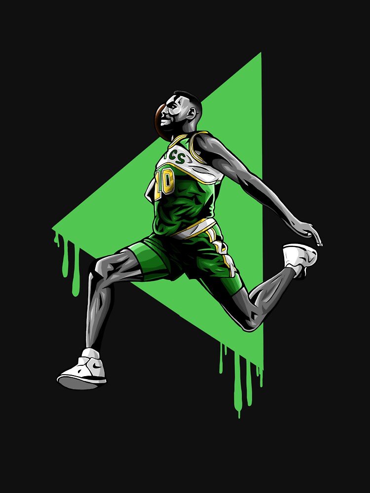 "NBA Legends Shawn Kemp" Tshirt by JonnyVision Redbubble