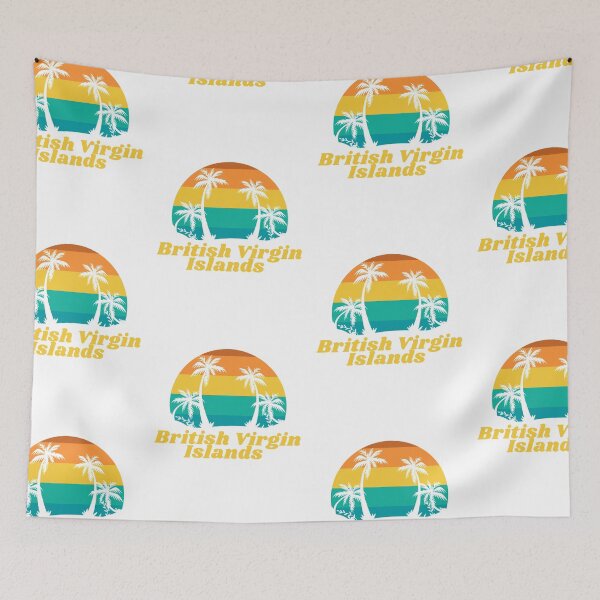 Item preview, British Virgin Islands Vintage T-Shirt designed and sold by CaribbeanGearz.